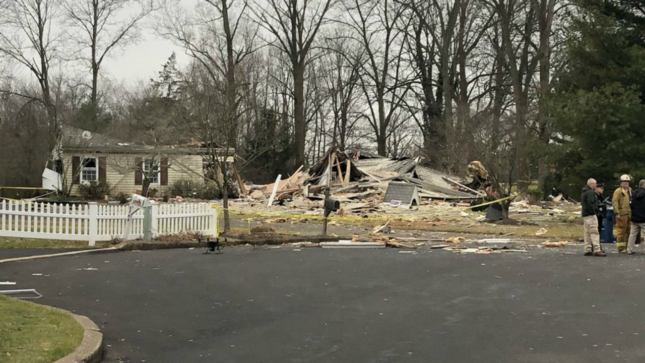 House explosion Bucks